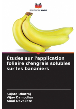 Études sur l'application foliaire d'engrais solubles sur les bananiers