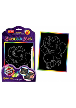 Scratch Art Słoń