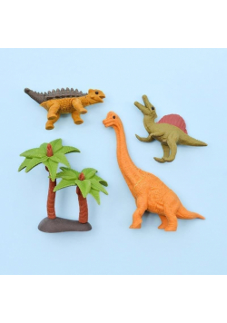 Zestaw gumki do ścierania puzzle Dinosaurs 2