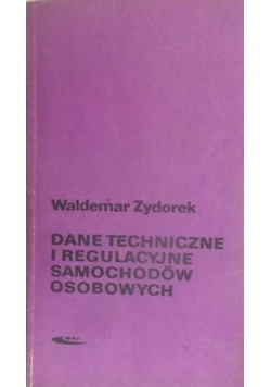 Dane techniczne i regulacyjne samochodów osobowych