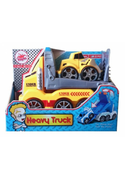 Samochodziki Heavy truck laweta ze spychaczem