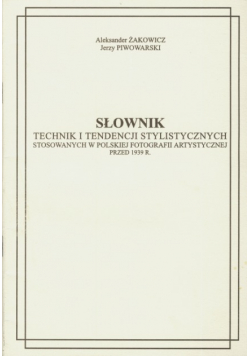 Słownik Technik I Tendencji Stylistycznych