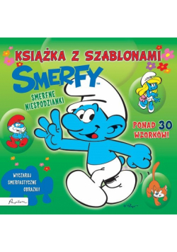 Smerfy Smerfne niespodzianki Książka z szablonami