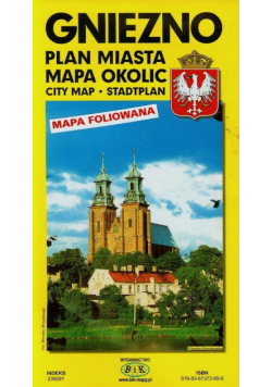Gniezno plan miasta plan okolic