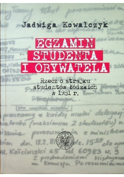Egzamin studenta i obywatela