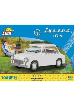 Cars Syrenka 104 + akcesoria 100 klocków