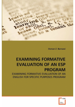 Examining Formative Evaluation Of An Esp Program