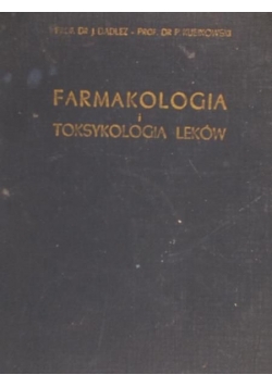 Farmakologia i toksykologia leków