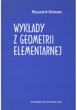 Wykłady z geometrii elementarnej