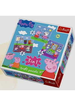 Świnka Peppa 3w1 Zabawa w szkole
