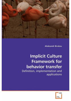 Implicit Culture Framework for behavior transfer
