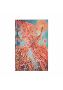 Kalendarz Paperblanks 2025 Firebird Maxi tygodniowy HOR Flexi