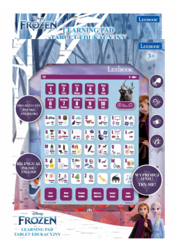 Dwujęzyczny tablet edukacyjny Frozen (PL/EN) JCPAD002FZi17