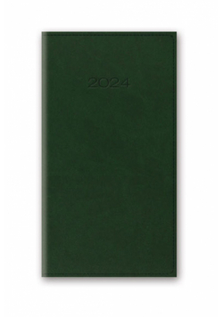 Kalendarz 2024 11T A6 kieszonkowy zielony