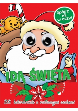 Kolorowanka z oczkami. Idą święta