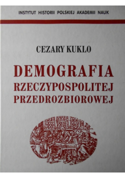 Demografia Rzeczypospolitej Przedrozbiorowej