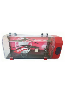 Helikopter zdalnie sterowany 3,5 kanałowy czerwony 18cm