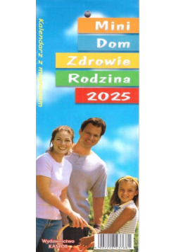 Kalendarz 2025 tygodniowy z magnesem mini