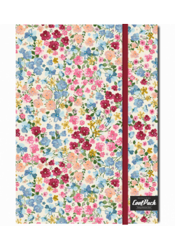 Brulion A5 z gumką Coolpack Forget me not