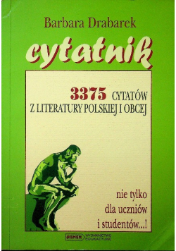 Cytatnik 3375 cytatów z literatury polskiej i obcej