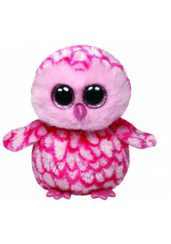 Beanie Boos Pinky - różowa sowa średnia