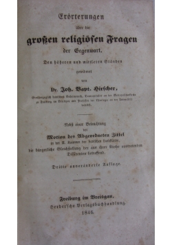 Grose Religiosen Fragen
