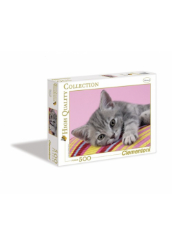 Puzzle Grey Kitten 500
