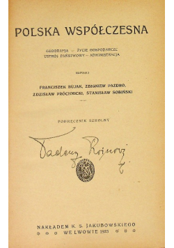 Polska współczesna 1923 r.