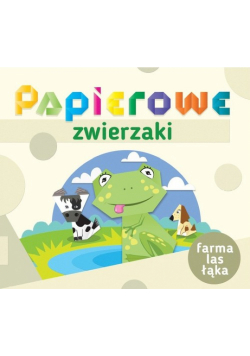 Papierowe zwierzaki Farma las łąka