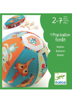 Materiałowa piłka z zestawem balonów Forest ball