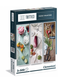 PuzzleTrittico Mediterranean Taste 3x500