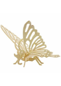 Puzzle drewniane 3D Motyl