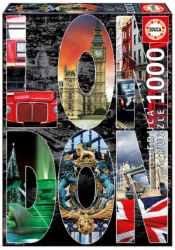 Puzzle Londyński kolaż 1000