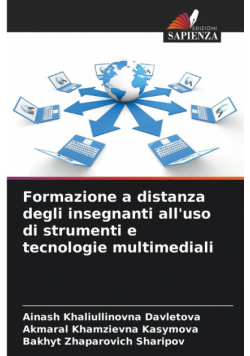 Formazione a distanza degli insegnanti all'uso di strumenti e tecnologie multimediali