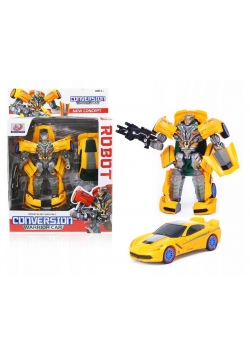 Składany Auto-Robot Transformers Wojownik Yellow