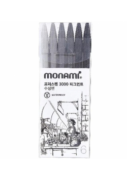 Cienkopis Plus Pen 6kol MONAMI