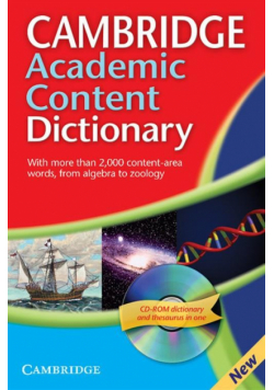 Cambridge Academic Content Dictionary Reference Book + CD