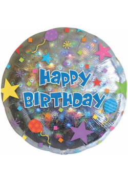 Balon foliowy Urodziny standard 43cm