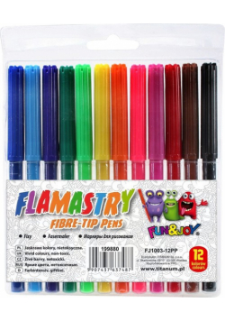 Flamastry 12 kolorów