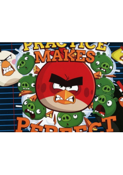 Podkładka laminowana na biurko Angry Birds