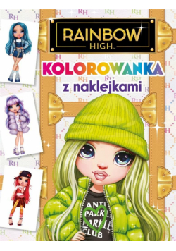 Rainbow High. Kolorowanka z naklejkami