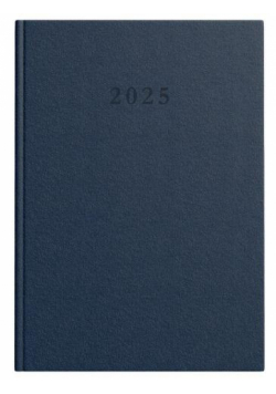 Kalendarz 2025 książkowy A5 Standard DTP granatowy