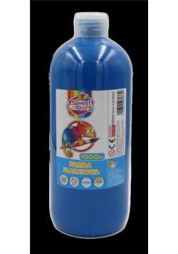 Farba plakatowa ciemno niebieska 1000ml