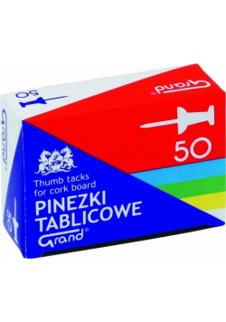Pinezki Grand tablicowe 50 sztuk