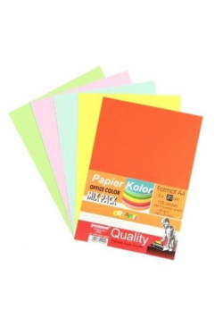 Papier kolorowy A4 pastelowy 5x20arkuszy
