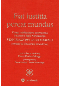 Fiat iustitia pereat mundus