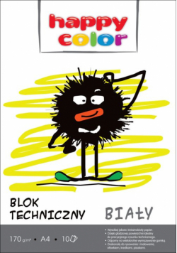 Blok techniczny biały A4, 170g, 10 arkusz 20 sztuk