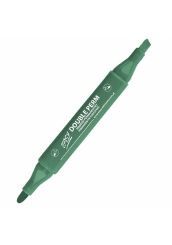 Marker permanentny Double perm zielony 10 sztuk