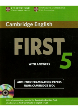 Cambridge English First 5 Self study Pack z płytą CD