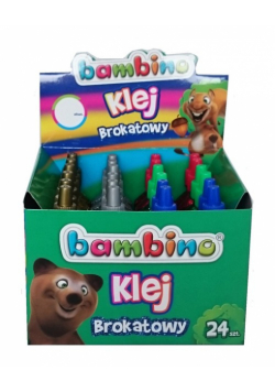 Klej brokatowy 35g display 24 sztuki mix